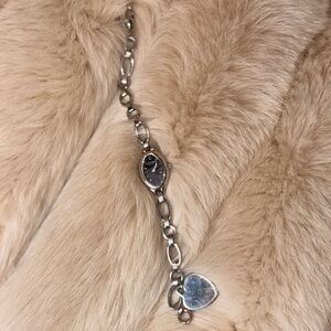 Citizen Silver Heart Charm Bracelet